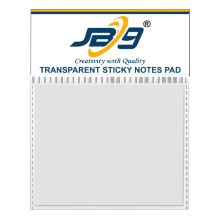 JB9 Transparent Sticky Note Pad - 76x76mm (3x3inch) - T403
